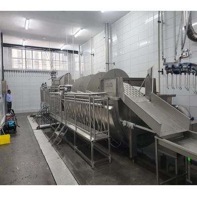 1500BPH خط کشت مرغ SUS 304 دستگاه آماده سازی مرغ CE گواهینامه